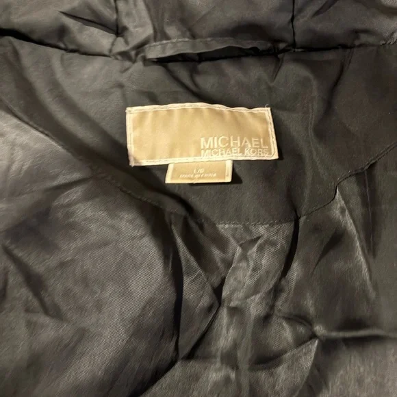 Vintage Michael Kors, puffer jacket with Fur Hood, knee length - Picture 2 of 4